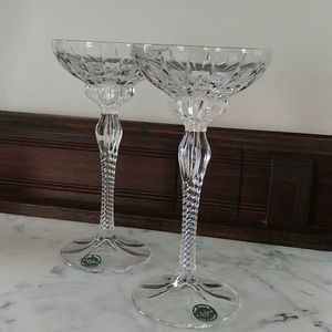 NWT.  Candlesticks Vintage Lenox Fine Crystal
